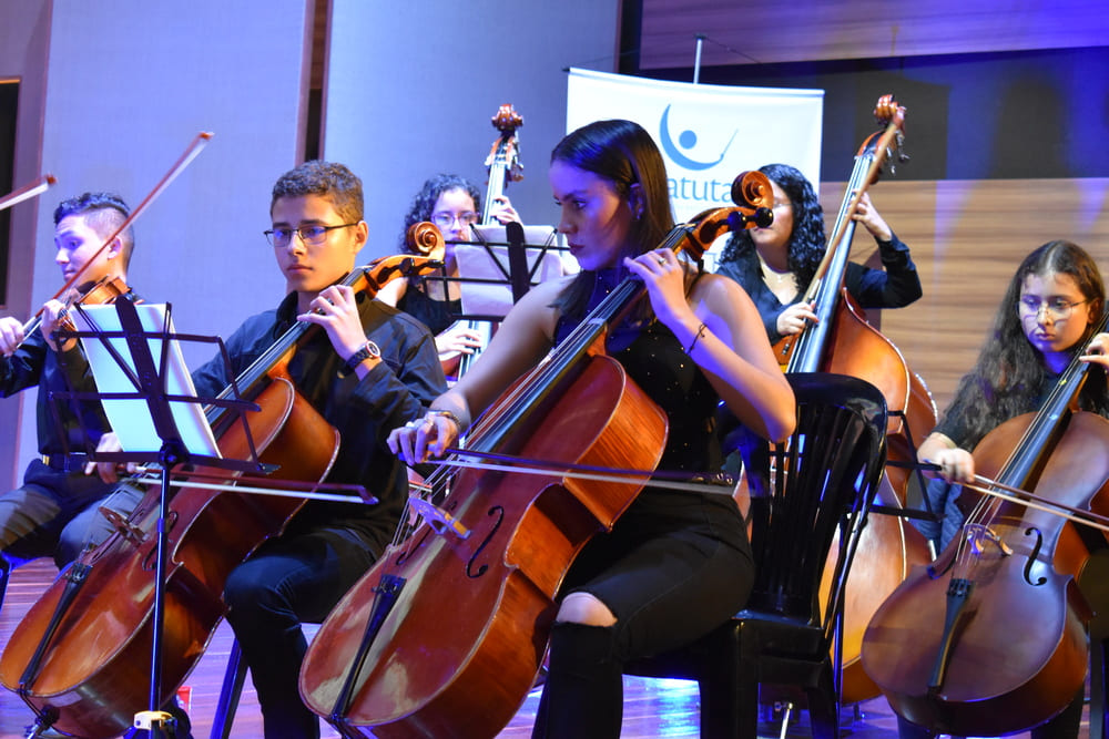 Muestra musical de la Orquesta Juvenil Batuta La Fuente.