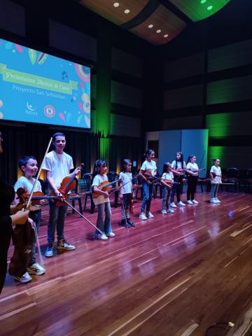 Concierto de clausura centro musical Batuta San Sebastián.