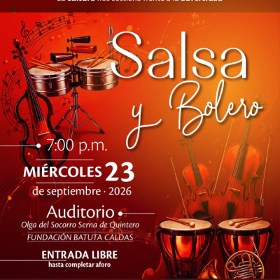 Concierto Bolero y Salsa - Batuta Caldas