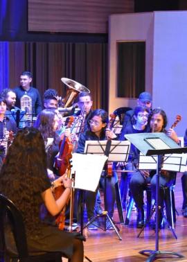 Muestra musical de la Orquesta Juvenil Batuta La Fuente.