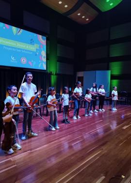 Concierto de clausura centro musical Batuta San Sebastián.