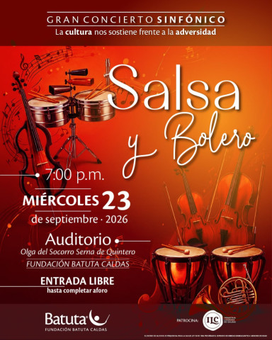 Concierto Bolero y Salsa - Batuta Caldas