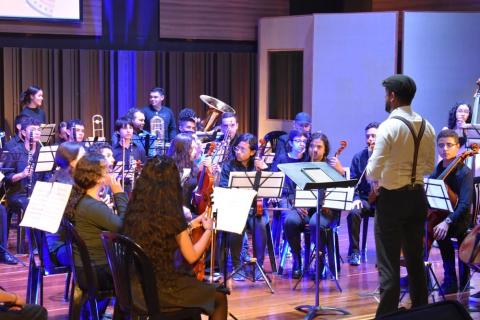 Muestra musical de la Orquesta Juvenil Batuta La Fuente.